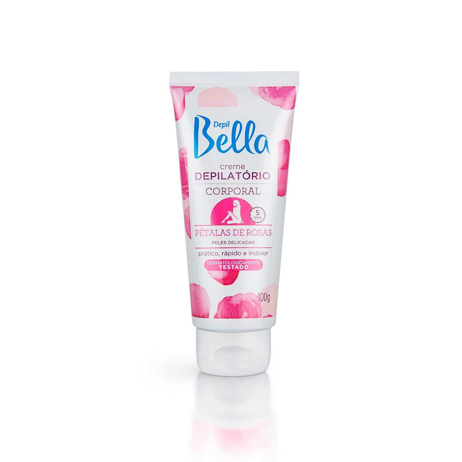 Creme Depilatório Corporal - Pétalas de Rosas Depil Bella 100g