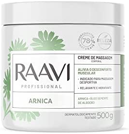Creme de Massagem Arnica Raavi 500g