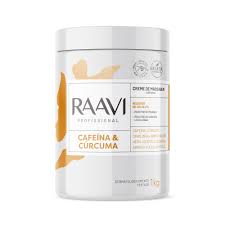 Creme Massagem Cafeina e Curcuma Raavi 1kg