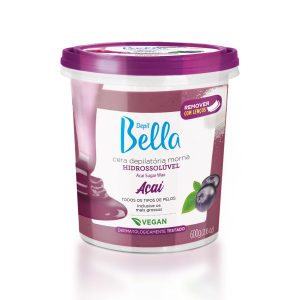 Cera Dep Hidro Natural Açaí pelos grossos  Depil Bella 600g