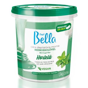 Cera Dep Hidro Natural Hortelã refrescante  Depil Bella 1,3kg