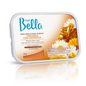 Cera Depilatória Camomila Calendula  Depil Bella 500g