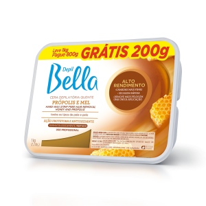 Cera Depilatória Própolis -  Depil Bella 800+200g Grátis