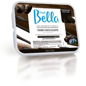 Cera Depilatória Dark Chocolate Depil Bella 1kg