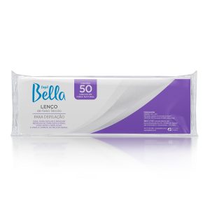 Lenço para depilação Branco  Depil Bella 50fls