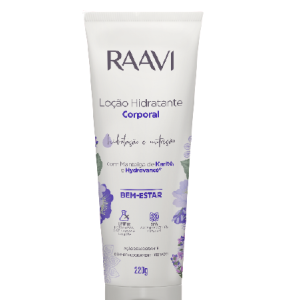 Loção Hidratante Corporal Bem-Estar Raavi 220g
