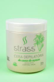 Cera Epilatória Vegana Cana de Açúcar Strass 750g