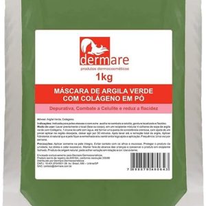 Argila Verde Com Colageno Dermare 1Kg