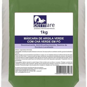 Argila Verde Com Cha Verde Dermare 1Kg